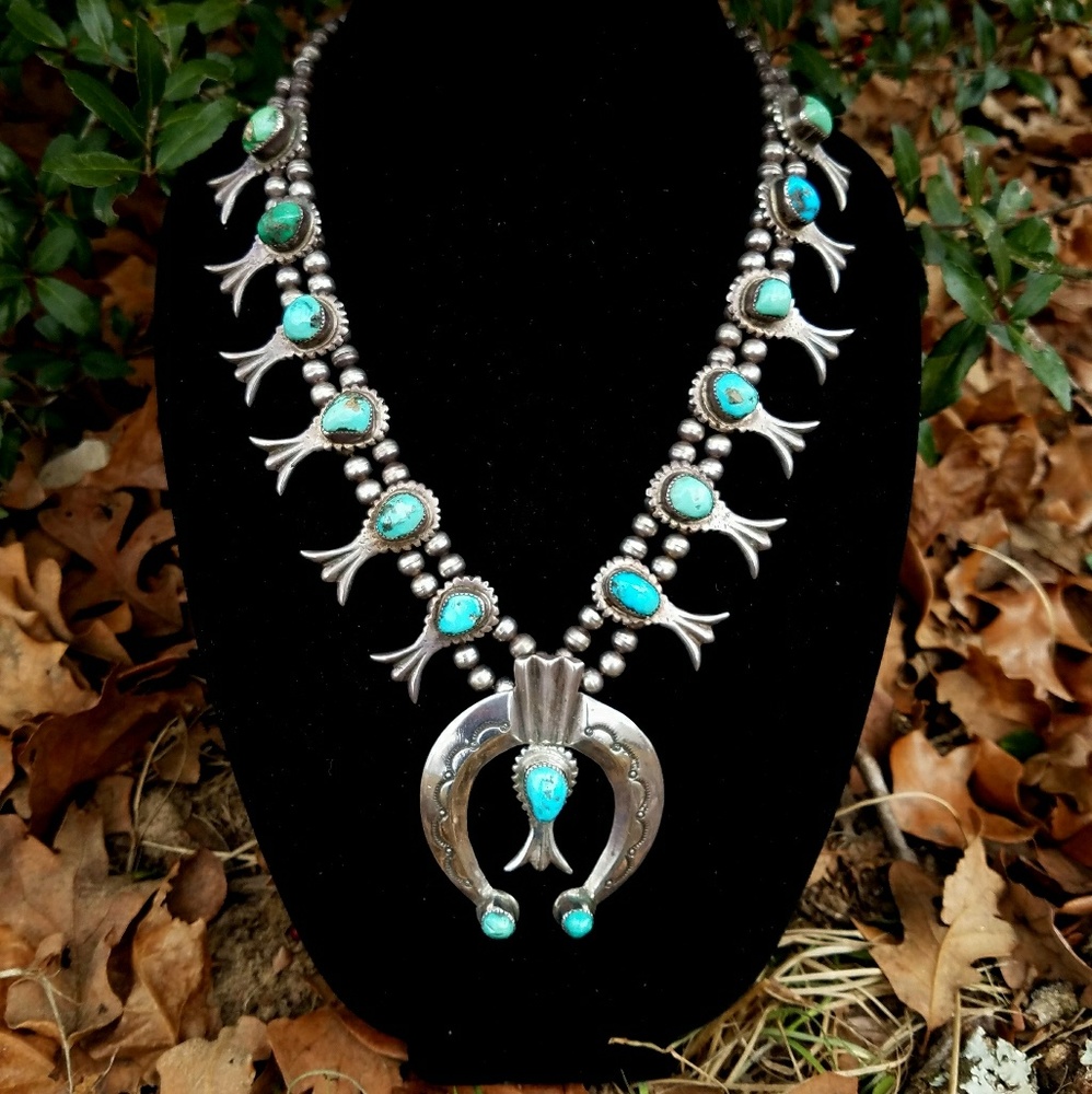 VTG Heavy Sterling Squash Blossom